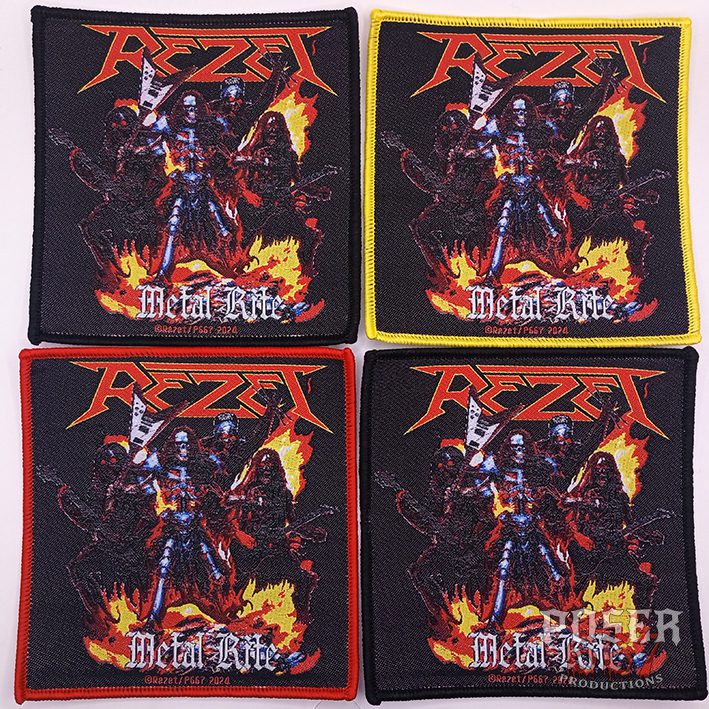 rezet-metal-rite-patch-aufn-her-gewebt-9-5x9-5-cm image 4