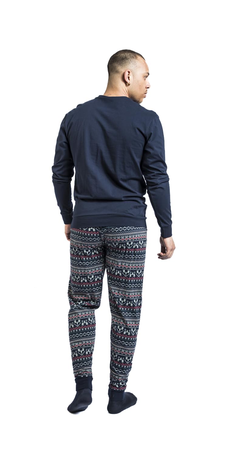 red-by-emp-weihnachts-pyjama-longsleeve-herren-dunkelblau image 6