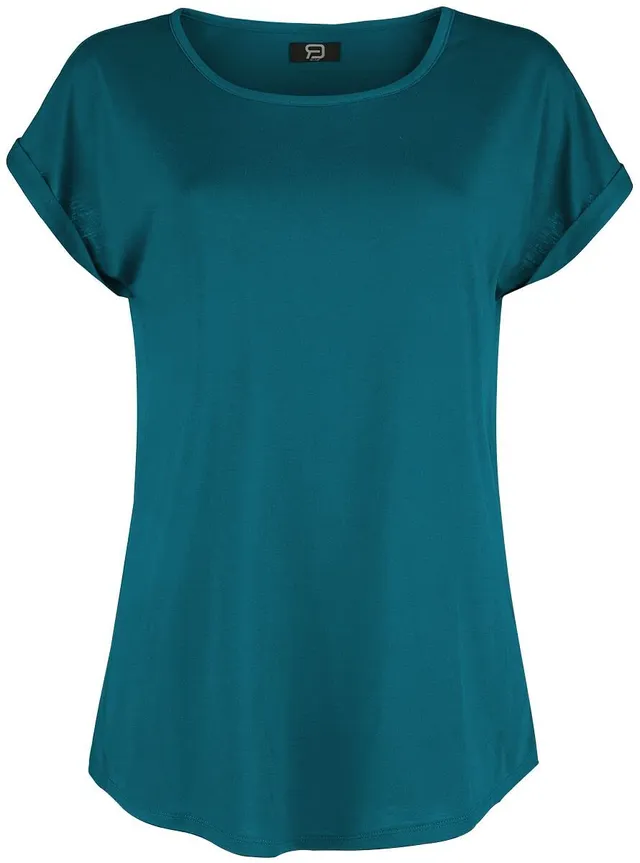 red-by-emp-t-shirt-petrol-m-weich-flie-end-damen image 1