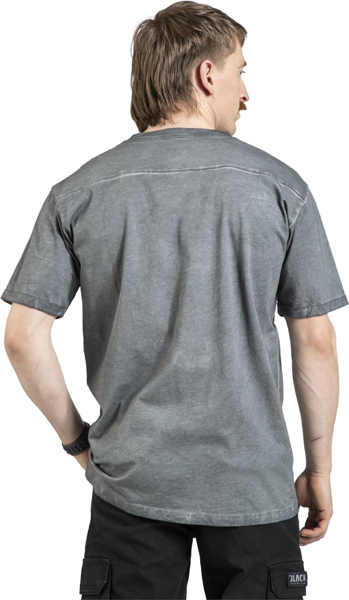 black-premium-beaks-claws-skulls-t-shirt-grau-skull-patch-l image 5