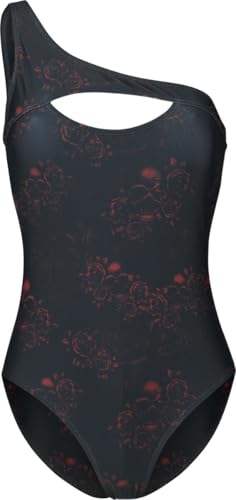 black-premium-by-emp-schwarzer-badeanzug-print-damen-m image 5
