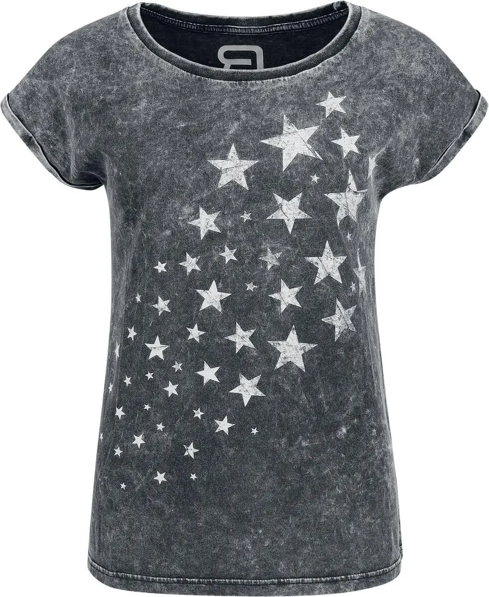 red-by-emp-graues-t-shirt-sternenprint-gr-e-m image 1