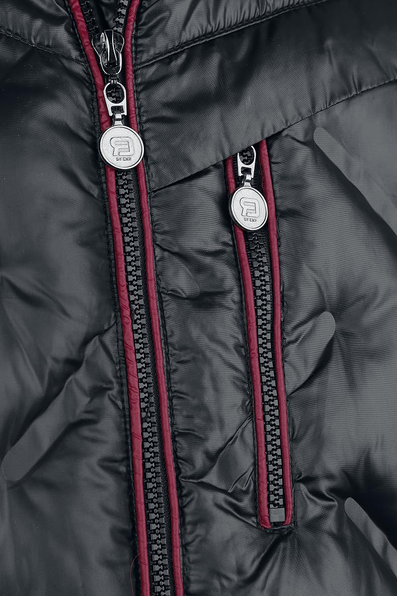 red-by-emp-bergangsjacke-herren-schwarz-stepp-optik image 4