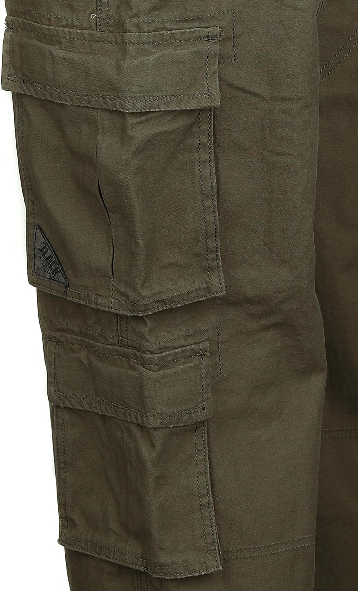 black-premium-herren-cargohose-army-vintage-schwarz image 2