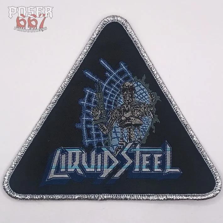 poser667-liquid-steel-terminator-patch-silberner-rand-9-5-cm image 1