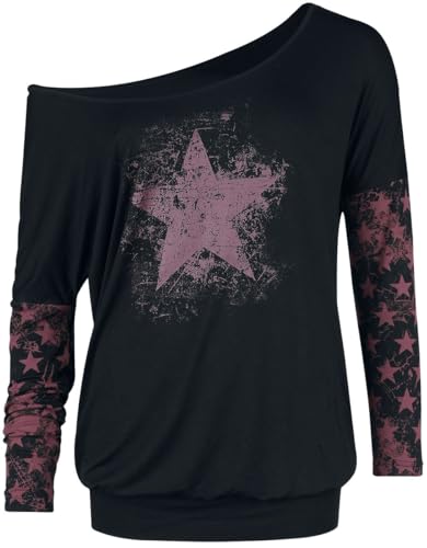 red-by-emp-schwarzes-langarmshirt-mit-u-boot-ausschnitt image 6