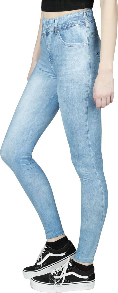 red-by-emp-hosen-leggings-damen-blau-jeans-optik image 6
