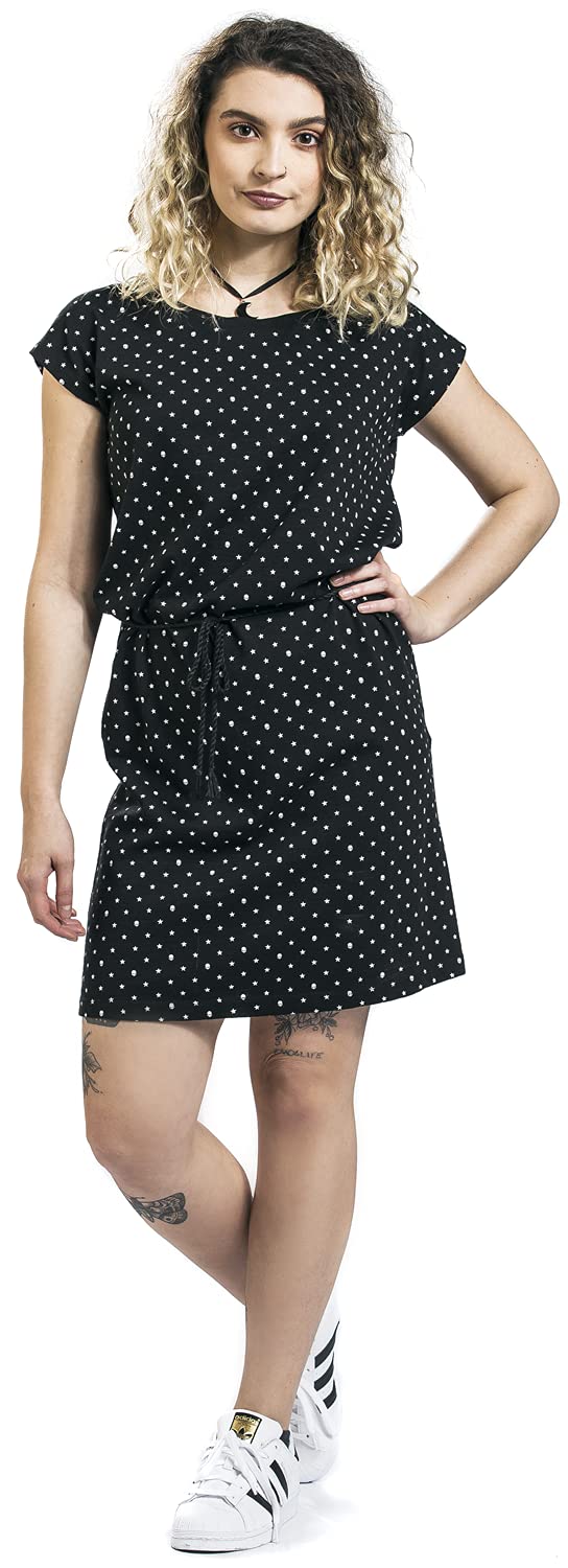 red-by-emp-kleider-kleid-schwarz-s-p-nktchen-g-rtel image 4