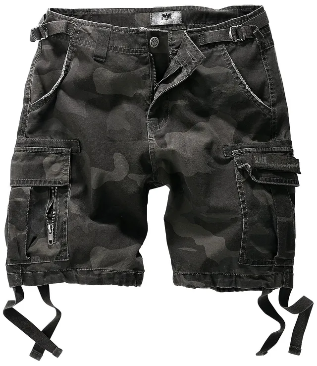 black-premium-by-emp-cargo-shorts-damen-schwarz image 1