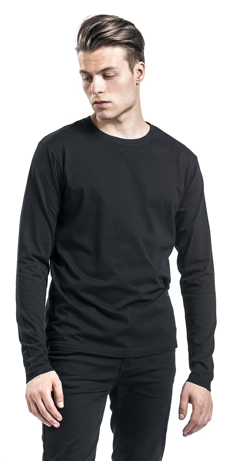 red-by-emp-basic-longsleeve-herren-schwarz-xxl-2er-pack image 2
