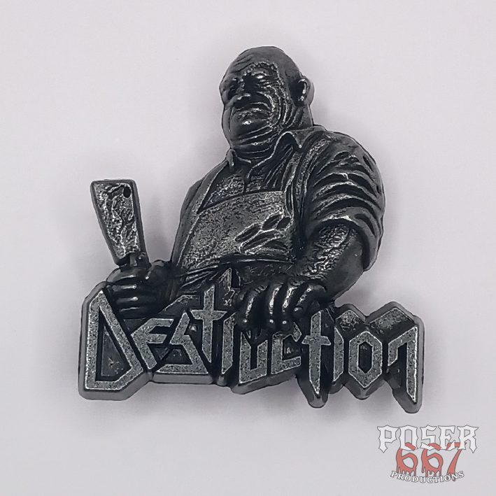 poser667-3d-pin-destruction-mad-butcher-pin-antik-bronze image 1