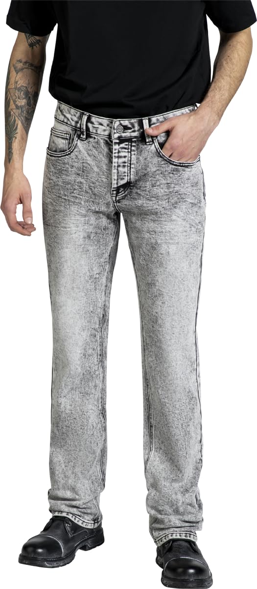 black-premium-by-emp-herren-boot-cut-jeans-grau-32w-34l image 5