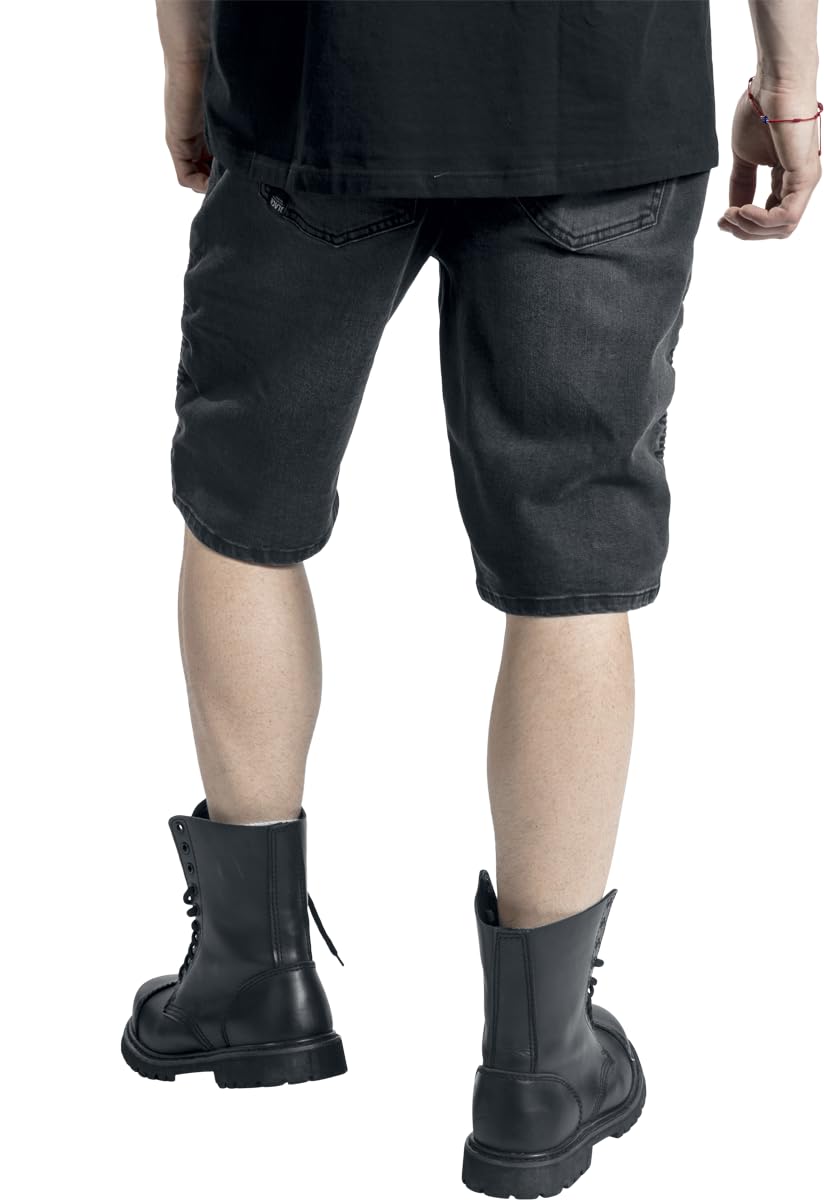 black-premium-by-emp-herren-basic-shorts-schwarz-short image 6