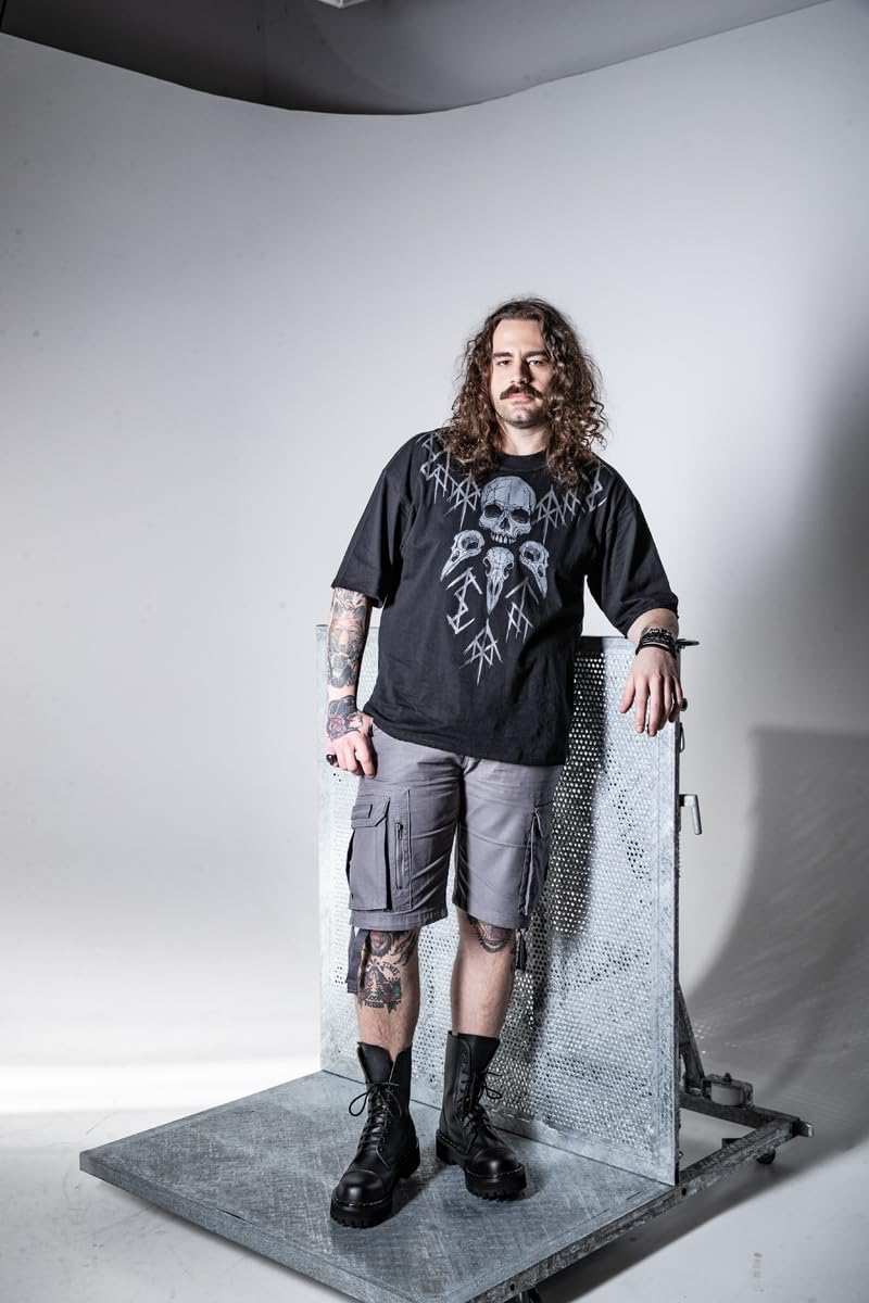 black-premium-beaks-claws-skulls-t-shirt-schwarz-l-oversize image 6