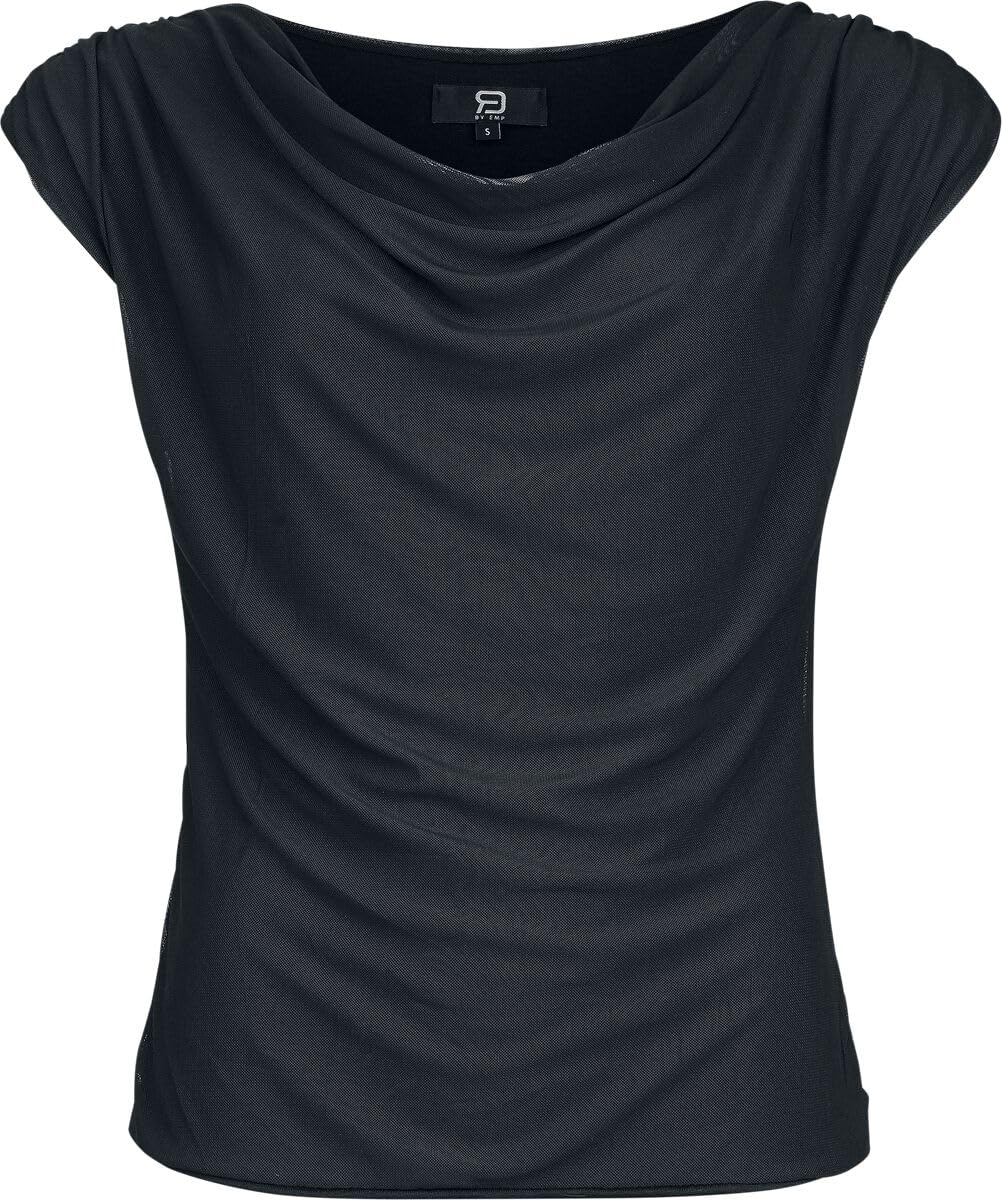 red-by-emp-leo-basic-top-schwarz-damen-top image 1