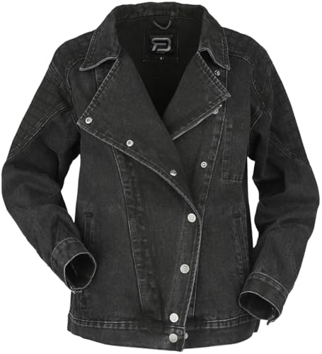 red-by-emp-damen-jeansjacke-schwarz-oversized-biker image 8