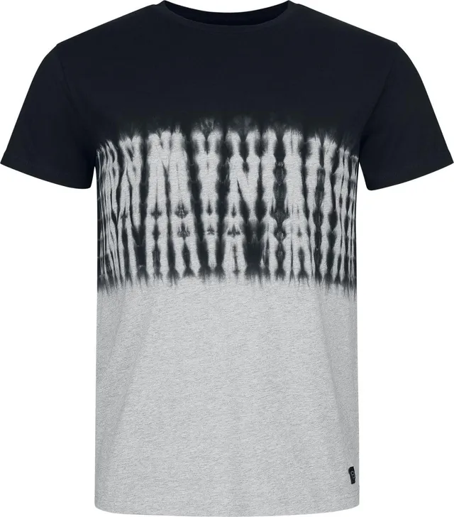 red-by-emp-herren-t-shirt-grau-schwarz-mit-batikprint image 1