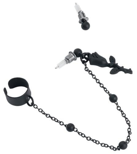 black-premium-by-emp-ohrsteckerset-damen-schwarz image 4