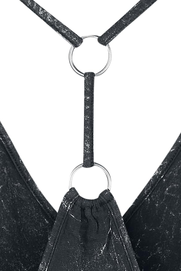 black-premium-by-emp-damen-top-dunkelgrau-used-ring-details image 8