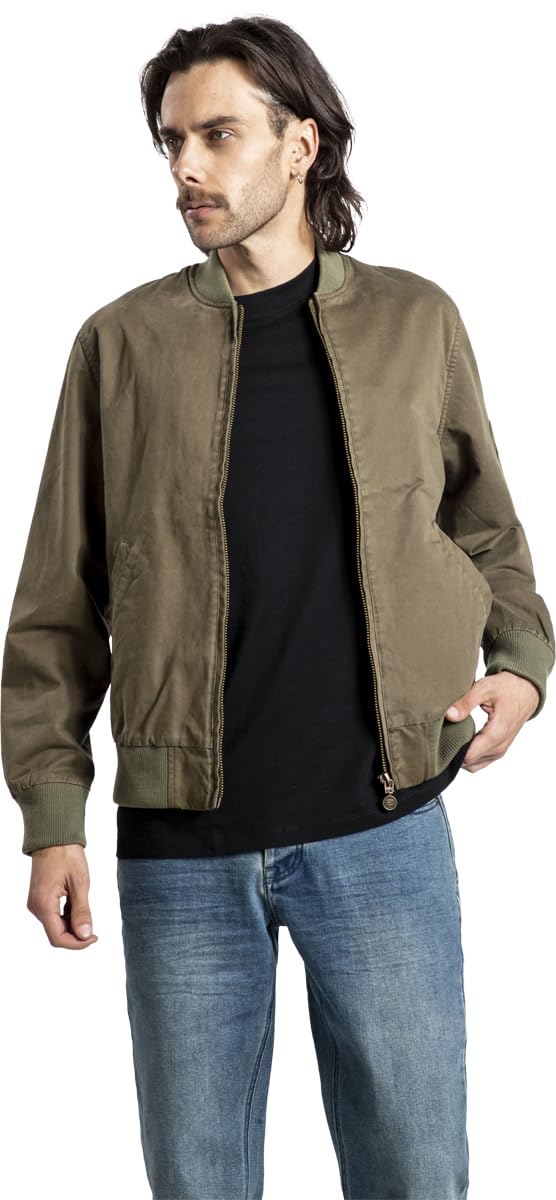 red-by-emp-washed-blouson-jacket-khaki-gr-e-l image 2