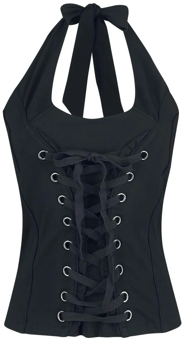 black-premium-neckholder-top-top-m-schwarz-schn-rung image 1