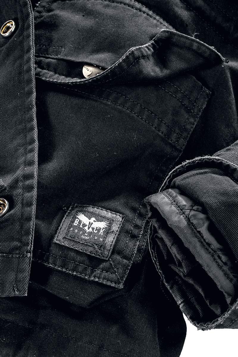 black-premium-by-emp-winterjacke-schwarz-herren-baumwolle image 6