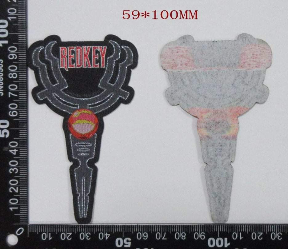 redkey-rage-of-fire-patch-aufn-her-10-cm-metallic image 2