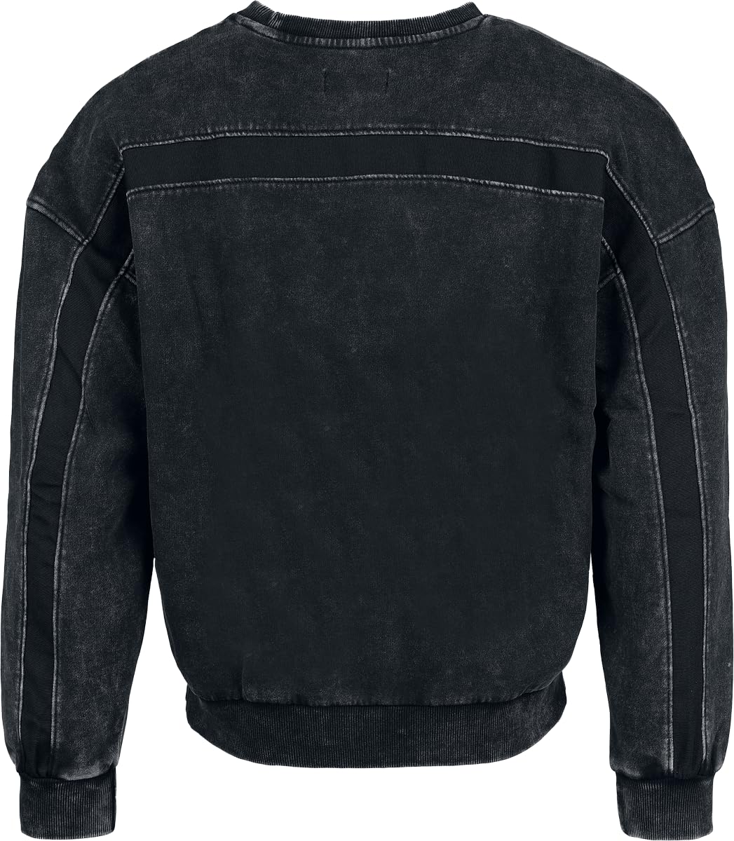 red-by-emp-rockwear-sweatshirt-damen-grau-gr-e-m image 3