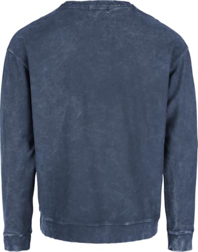 red-by-emp-sweatshirt-offene-naht-kragen-blau-herren image 8