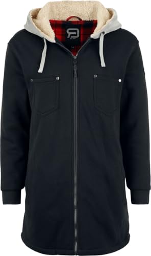 red-by-emp-damen-kapuzenjacke-schwarz-teddyfutter-gr-m image 6