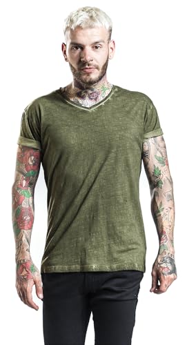 red-by-emp-basic-t-shirt-herren-oliv-gr-n-s image 7