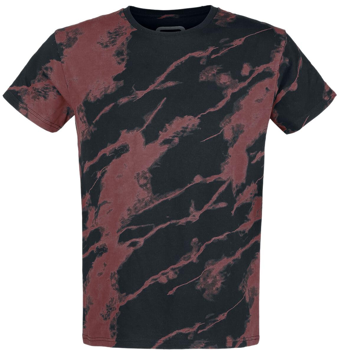 red-by-emp-t-shirt-schwarz-rot-herren-basic-shirt image 1