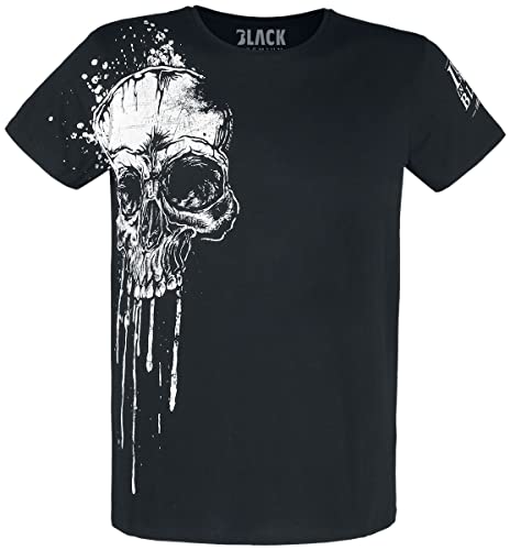 black-premium-by-emp-t-shirt-schwarz-totenkopf-print-gr-l image 8