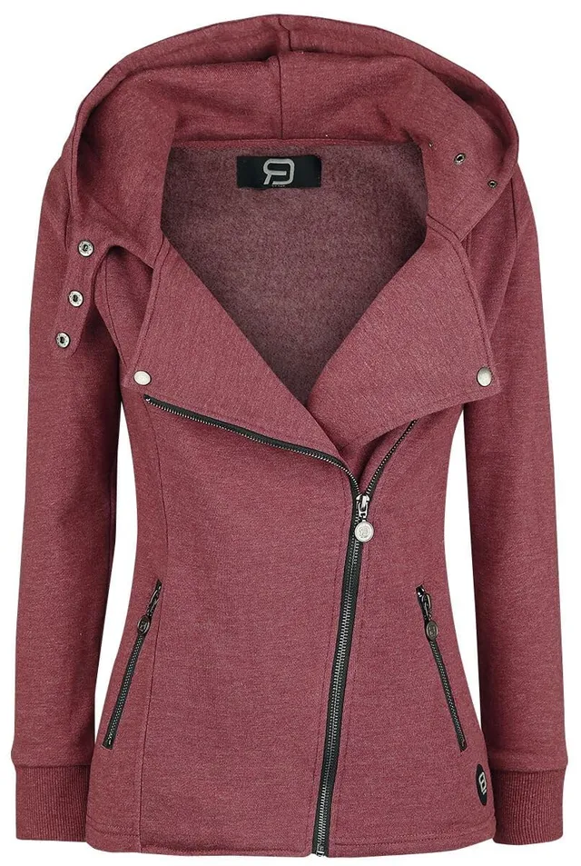 red-by-emp-kapuzenjacke-damen-rot-mit-kragen-l image 1