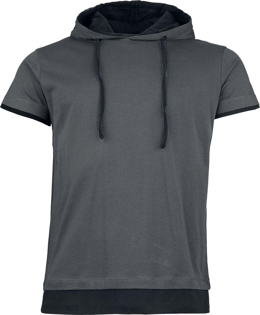 red-by-emp-herren-t-shirt-grau-mit-kapuze-einheitsgr-e image 1