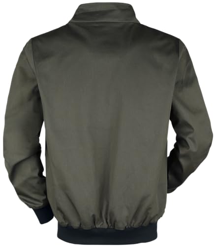 red-by-emp-bergangsjacke-jacke-xl-khaki-stehkragen image 8