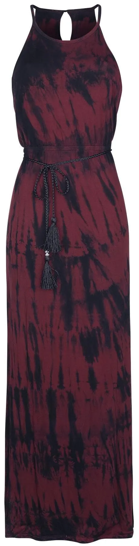 red-by-emp-batik-maxikleid-rot-schwarz-gr-e-m image 1