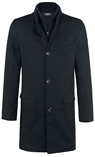 black-premium-kurzmantel-schwarz-stehkragen-gr-e-s image 8