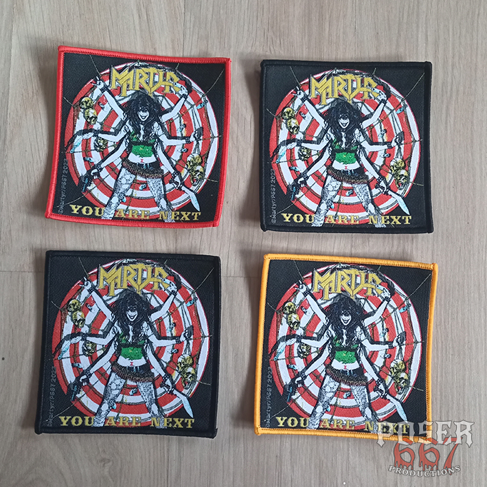 martyr-you-are-next-patch-aufn-her-9-cm-schwarzer-rand image 3