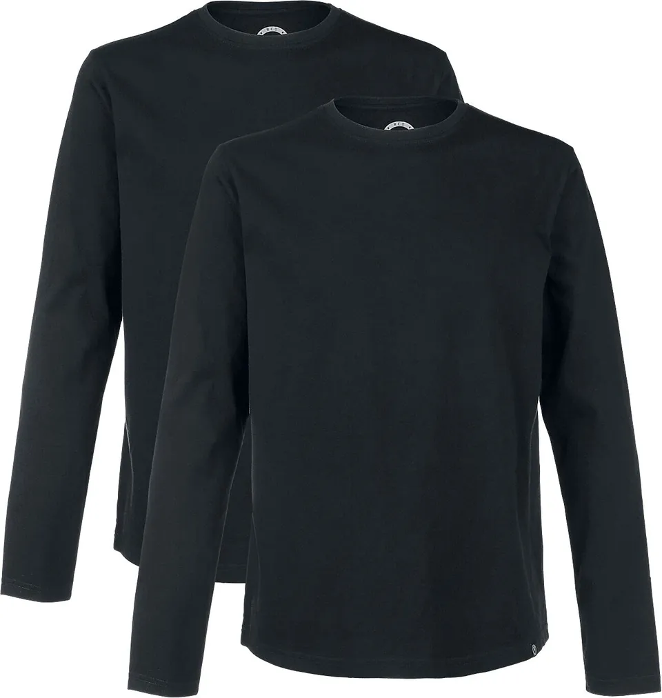 red-by-emp-basic-longsleeve-herren-schwarz-xxl-2er-pack image 1