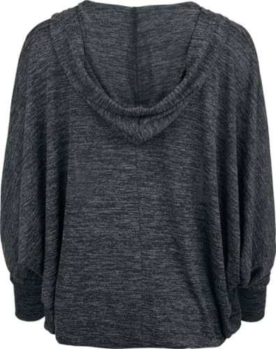red-by-emp-grau-melierter-cardigan-mit-kapuze-damen image 8