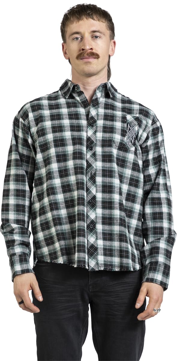 black-premium-by-emp-pagan-roots-oversized-flanellhemd-xl-schwarz image 2