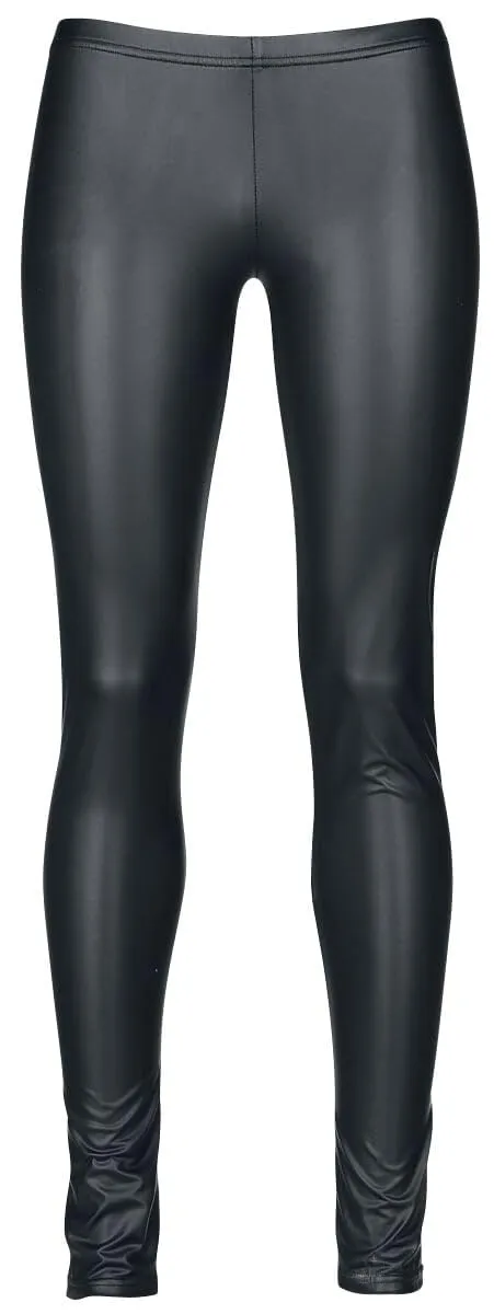 black-premium-by-emp-leggings-leder-optik-damen-schwarz-l image 1