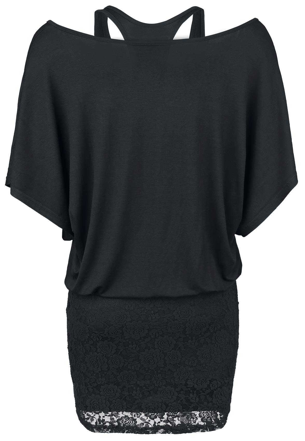 black-premium-by-emp-double-layer-kleid-spitze-schwarz-l image 5
