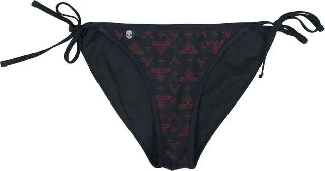 black-premium-by-emp-damen-bikinihose-schwarz-allover-mix-match image 1
