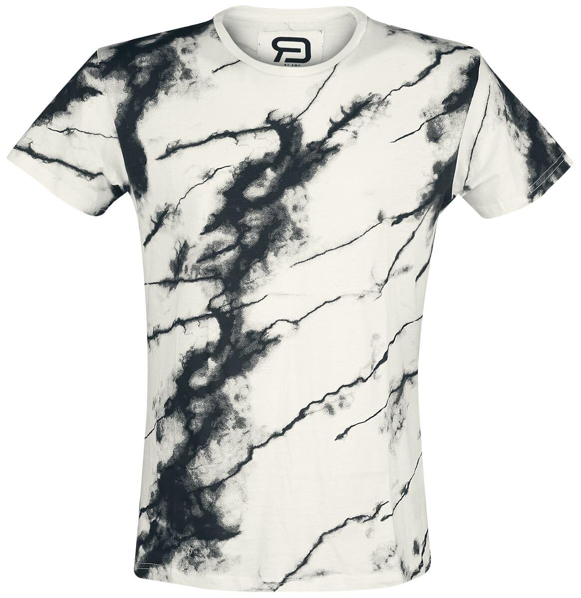 red-by-emp-allover-print-t-shirt-l-schwarz-wei image 1