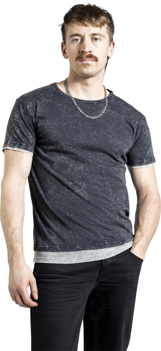 red-by-emp-herren-t-shirt-grau-crushed-look-gr-e-s image 6