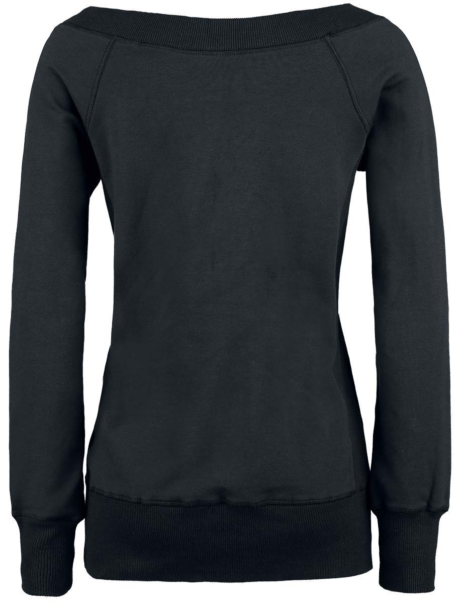 red-by-emp-sweater-damen-schwarz-rippb-ndchen-3xl-basic image 2