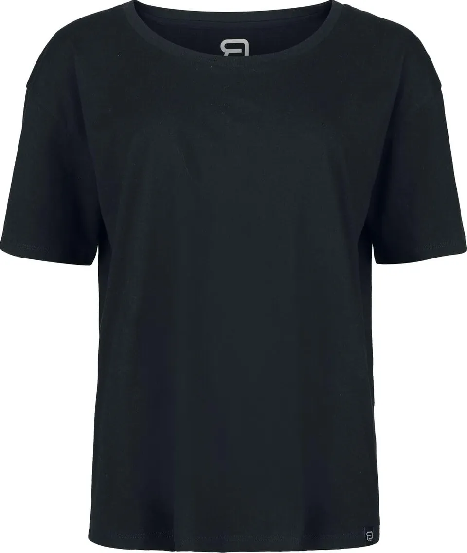 red-by-emp-damen-t-shirt-schwarz-basic-oversized image 1