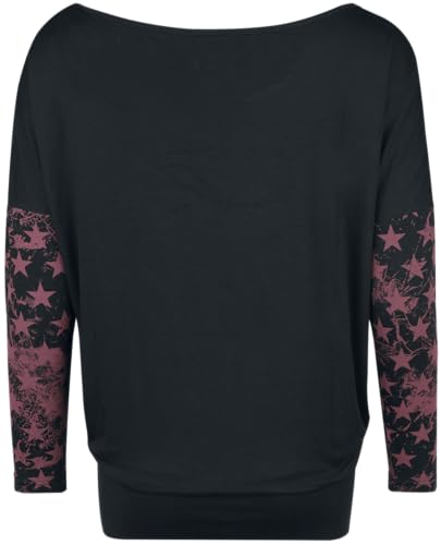 red-by-emp-schwarzes-langarmshirt-mit-u-boot-ausschnitt image 8